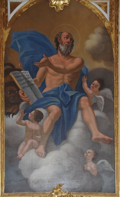 Painting of Saint Mark in Tibães, Braga, Portugal by Unbekannt Unbekannt